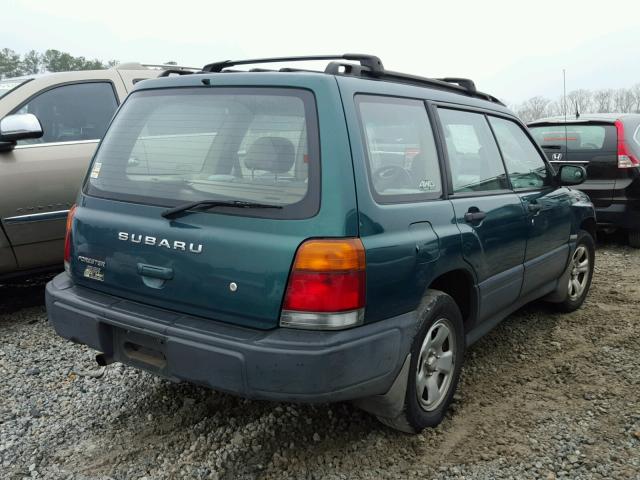 JF1SF6357XH710872 - 1999 SUBARU FORESTER L GREEN photo 4