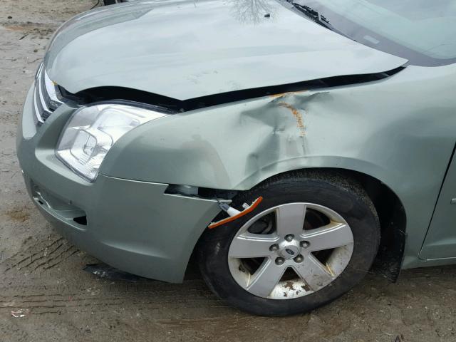 3FAHP01158R174010 - 2008 FORD FUSION SE GREEN photo 9