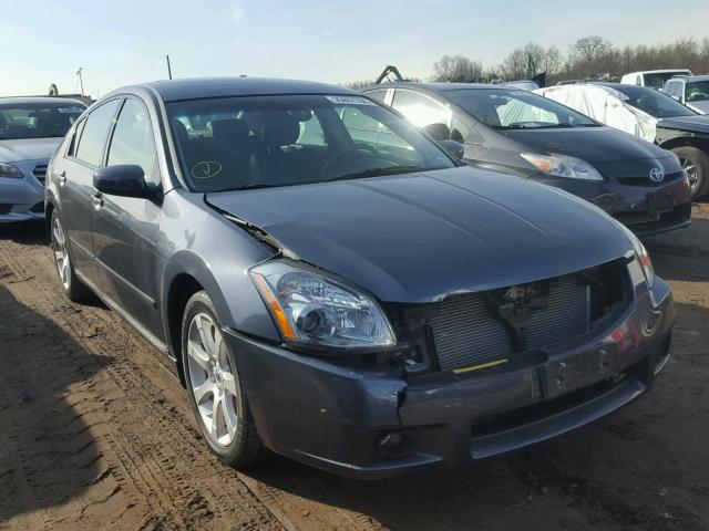 1N4BA41E58C823160 - 2008 NISSAN MAXIMA SE GRAY photo 1