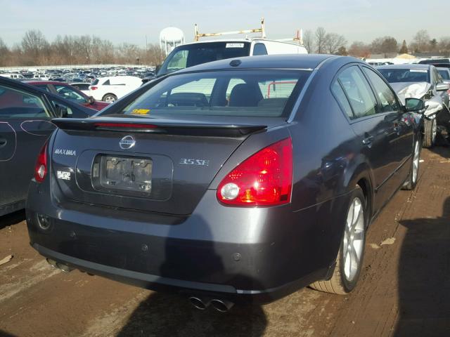 1N4BA41E58C823160 - 2008 NISSAN MAXIMA SE GRAY photo 4