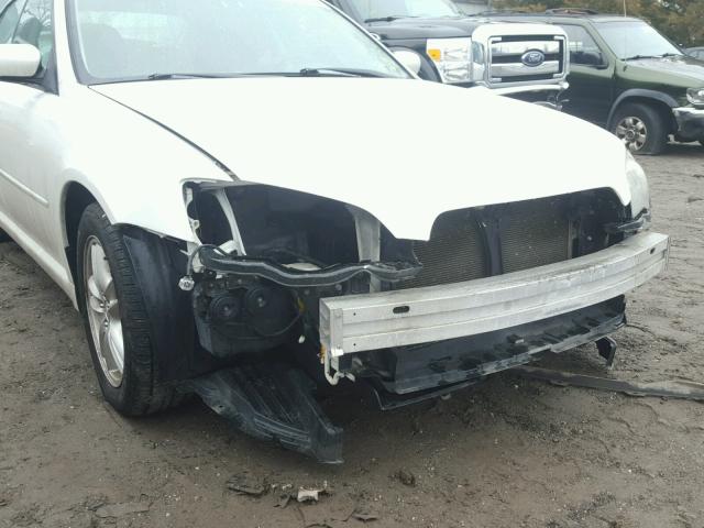 4S3BL616657205391 - 2005 SUBARU LEGACY 2.5 WHITE photo 9