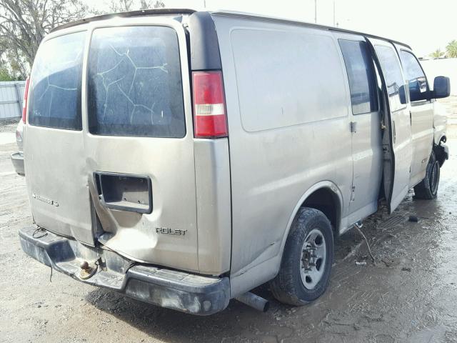 1GCGG25V241208083 - 2004 CHEVROLET EXPRESS G2 GRAY photo 4