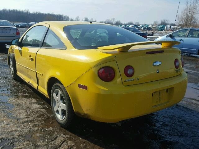 1G1AK15F367874109 - 2006 CHEVROLET COBALT LS YELLOW photo 3