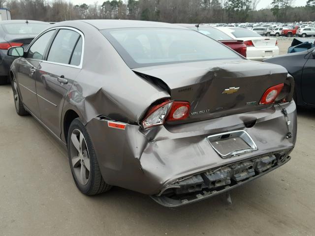 1G1ZC5EU3BF289911 - 2011 CHEVROLET MALIBU 1LT 棕色 照片 3