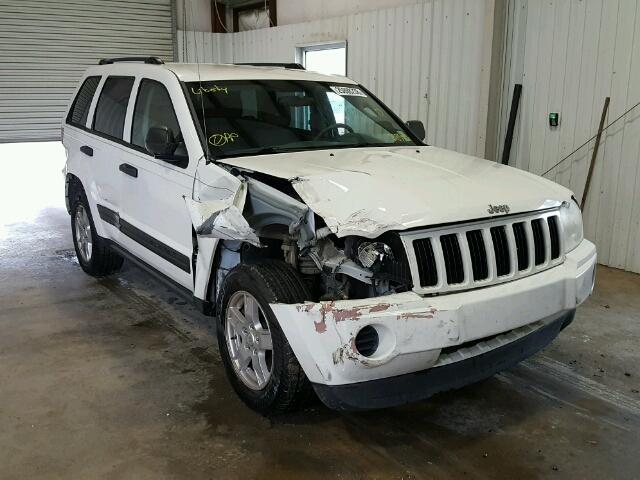 1J4GS48K76C218542 - 2006 JEEP GRAND CHER WHITE photo 1