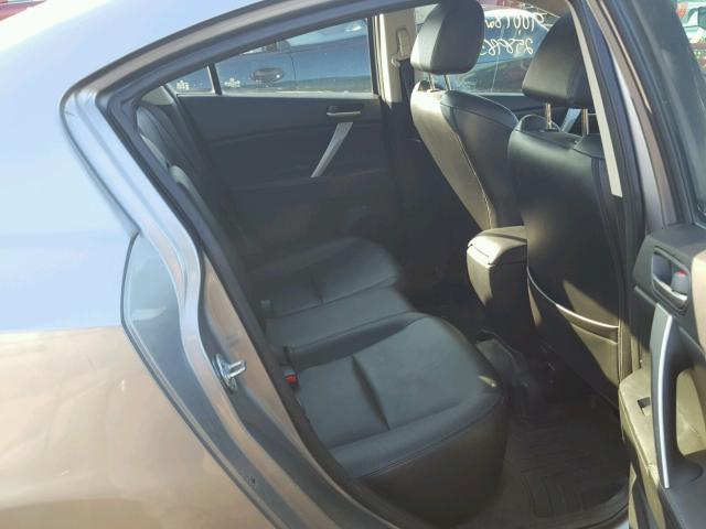 JM1BL1S61A1302707 - 2010 MAZDA 3 S SILVER photo 6