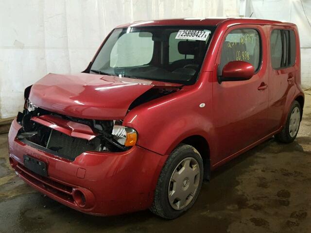 JN8AZ28R69T127070 - 2009 NISSAN CUBE BASE RED photo 2