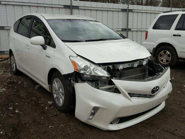 JTDZN3EUXD3269066 - 2013 TOYOTA PRIUS V WHITE photo 1