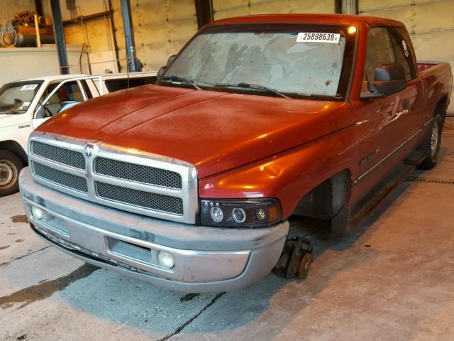 3B7HF13Z0VG820292 - 1997 DODGE RAM 1500 RED photo 2