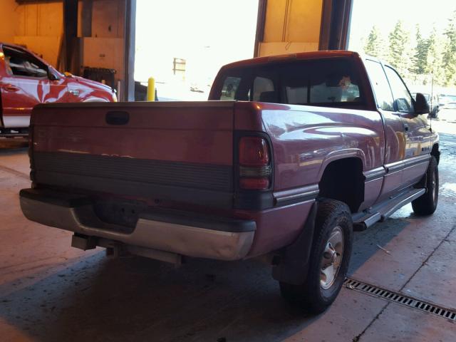 3B7HF13Z0VG820292 - 1997 DODGE RAM 1500 RED photo 4