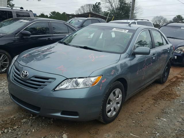 4T1BE46K69U814570 - 2009 TOYOTA CAMRY BASE TURQUOISE photo 2