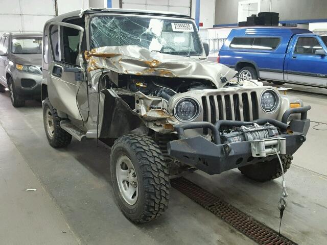 1J4FA49S85P301644 - 2005 JEEP WRANGLER / BROWN photo 1