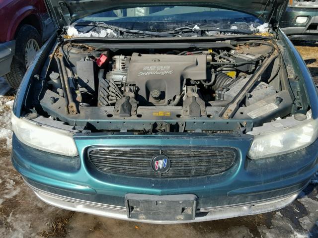 2G4WF5216X1403342 - 1999 BUICK REGAL GS GREEN photo 7