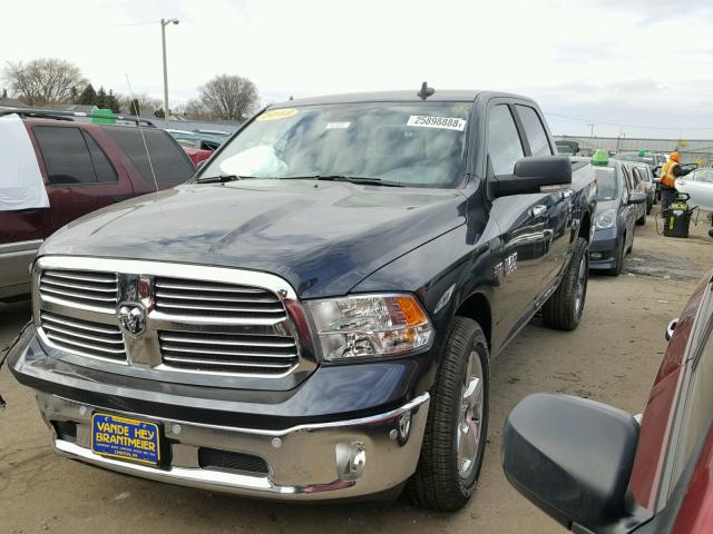 3C6RR7LT9JG123652 - 2018 RAM 1500 SLT CHARCOAL photo 2