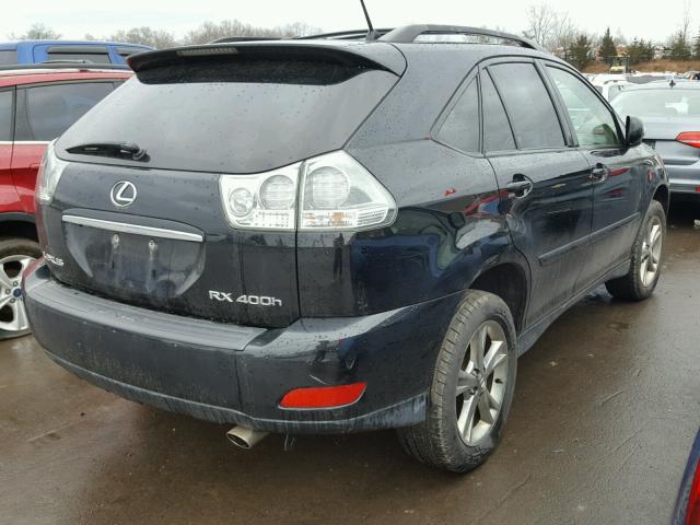 JTJHW31U360033357 - 2006 LEXUS RX 400 BLACK photo 4