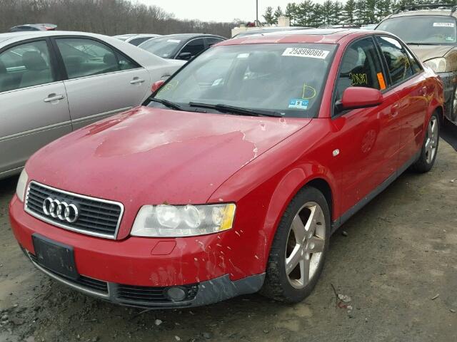 WAULC68E83A368428 - 2003 AUDI A4 1.8T QU RED photo 2