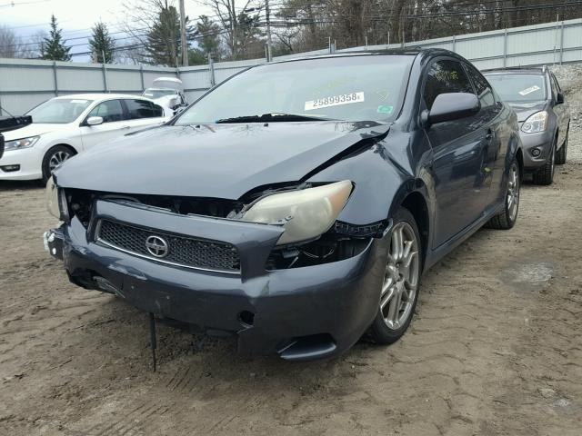 JTKDE177850050270 - 2005 TOYOTA SCION TC BLUE photo 2