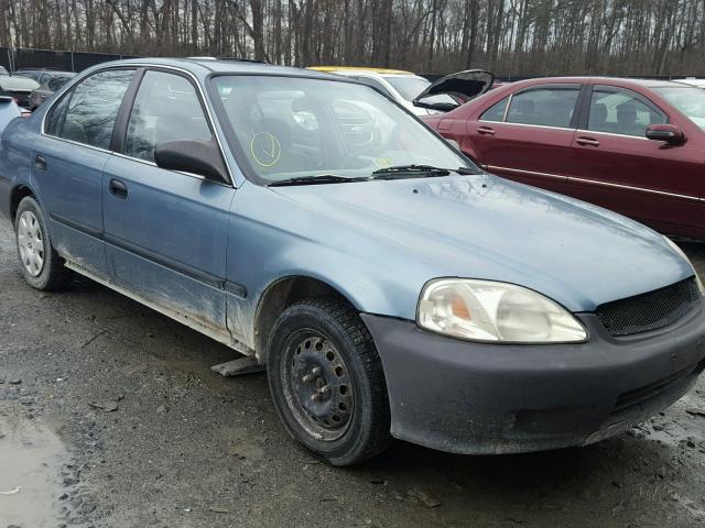 1HGEJ6676YL036572 - 2000 HONDA CIVIC LX BLUE photo 1