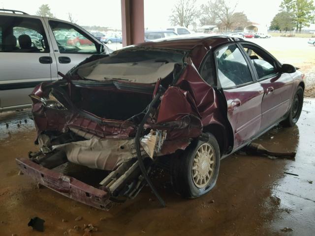 1FAFP53285A139400 - 2005 FORD TAURUS SE MAROON photo 4