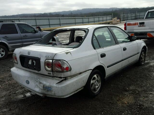 1HGEJ6620TL001040 - 1996 HONDA CIVIC DX WHITE photo 4