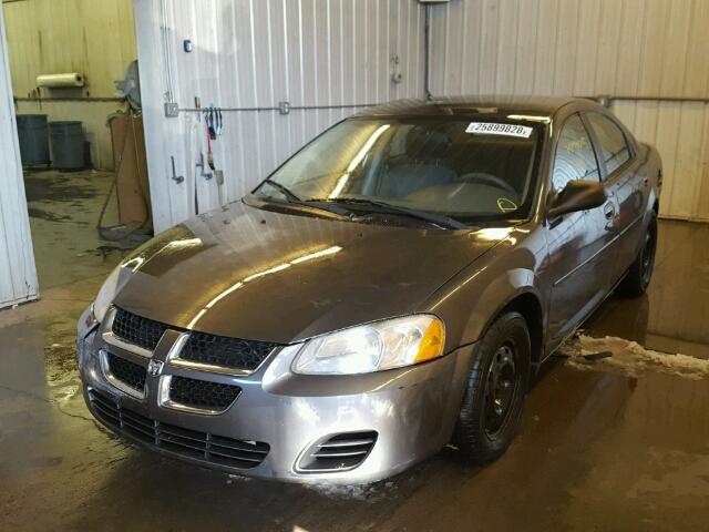 1B3EL46TX5N612174 - 2005 DODGE STRATUS SX CHARCOAL photo 2