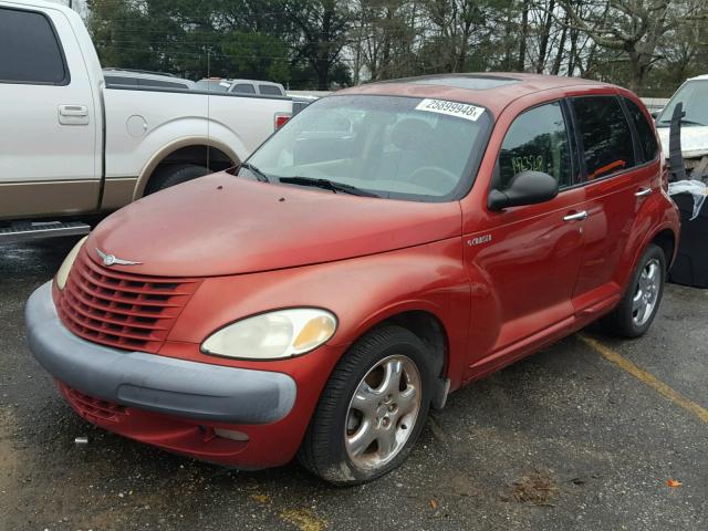 3C8FY4BB81T513671 - 2001 CHRYSLER PT CRUISER RED photo 2