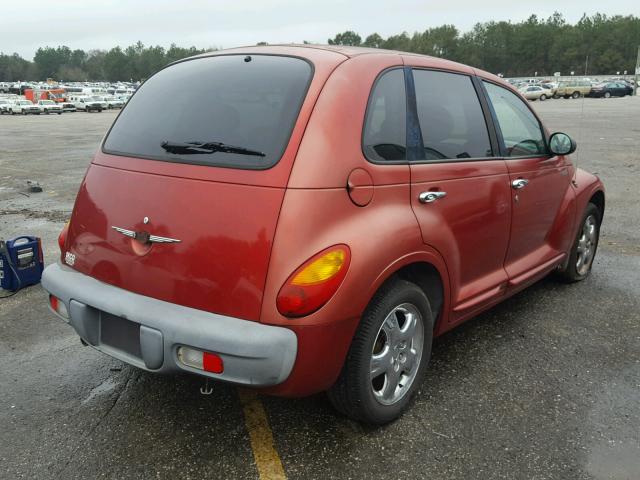 3C8FY4BB81T513671 - 2001 CHRYSLER PT CRUISER RED photo 4