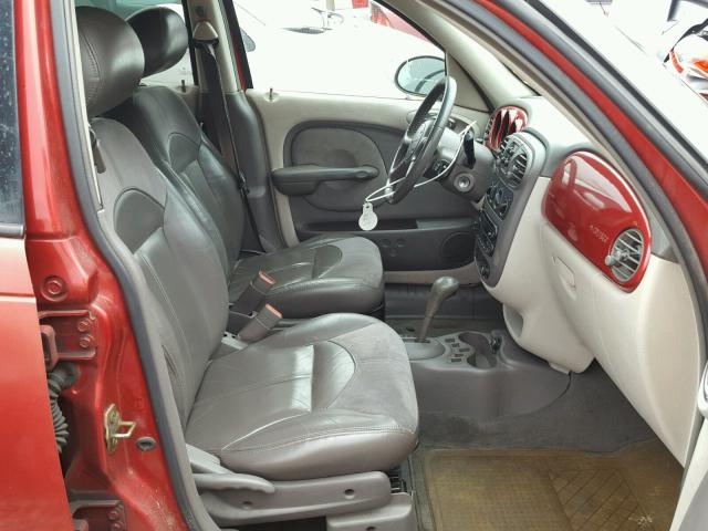 3C8FY4BB81T513671 - 2001 CHRYSLER PT CRUISER RED photo 5