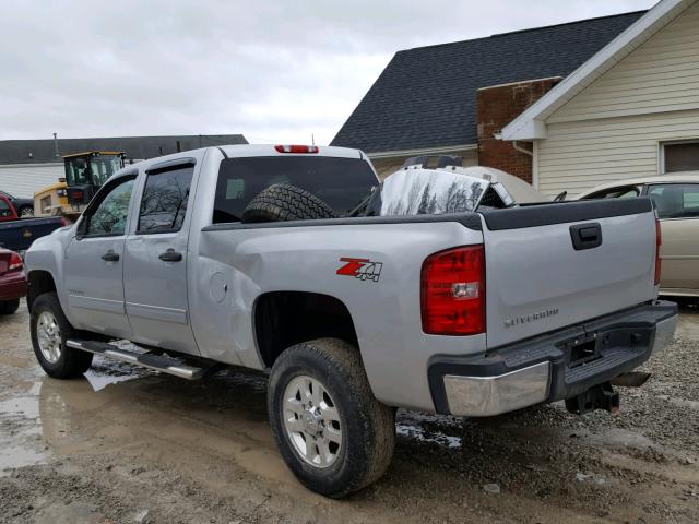 1GC1KXCG2DF164885 - 2013 CHEVROLET SILVERADO SILVER photo 3