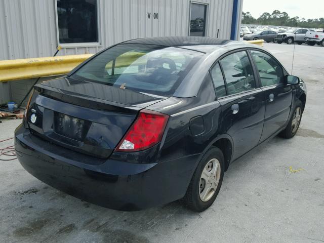 1G8AF52F93Z154251 - 2003 SATURN ION LEVEL BLACK photo 4