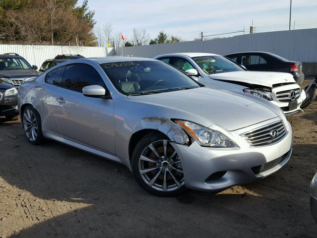 JNKCV64E48M121723 - 2008 INFINITI G37 BASE SILVER photo 1