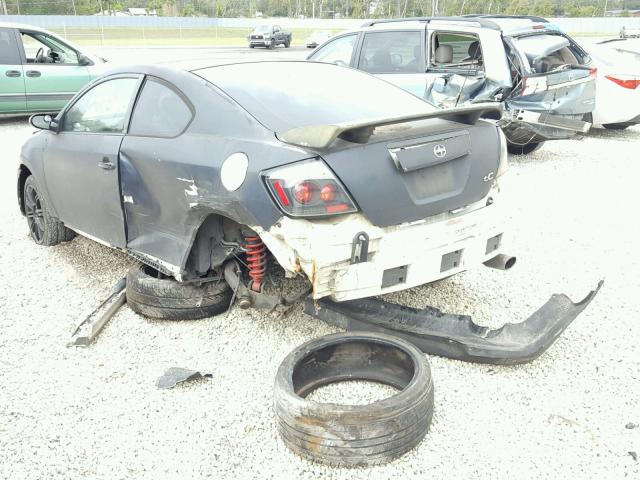 JTKDE177250046408 - 2005 TOYOTA SCION TC BLACK photo 3