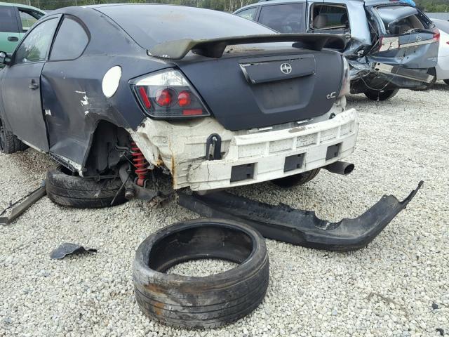 JTKDE177250046408 - 2005 TOYOTA SCION TC BLACK photo 9