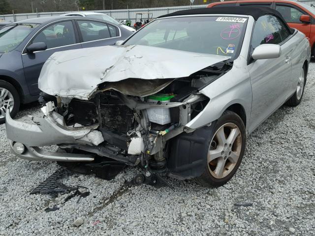 4T1FA38P44U031899 - 2004 TOYOTA CAMRY SOLA SILVER photo 10