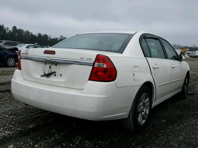 1G1ZT58N17F105769 - 2007 CHEVROLET MALIBU LT WHITE photo 4