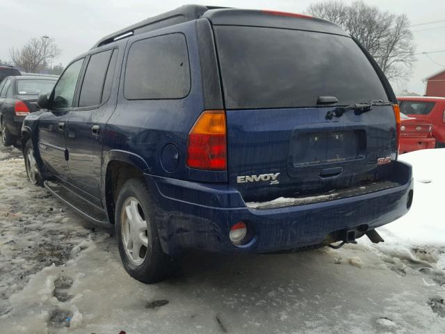 1GKET16S646233822 - 2004 GMC ENVOY XL BLUE photo 3