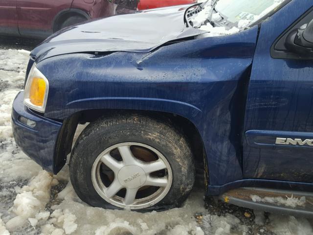 1GKET16S646233822 - 2004 GMC ENVOY XL BLUE photo 9