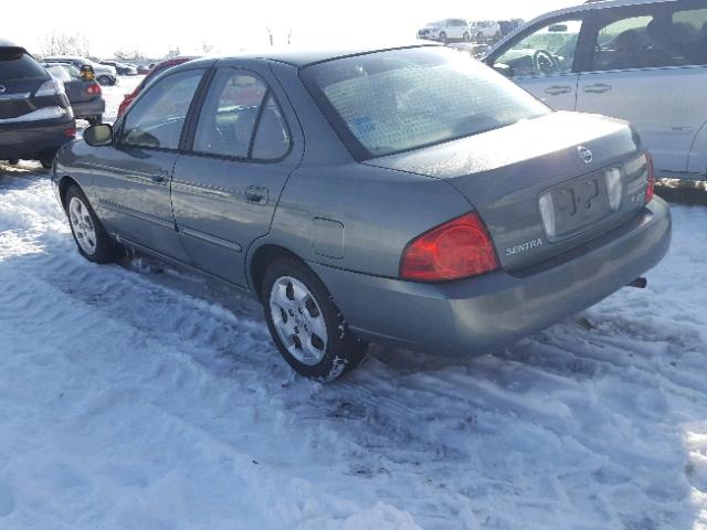 3N1CB51D05L521724 - 2005 NISSAN SENTRA 1.8 GREEN photo 3