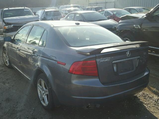 19UUA66276A038744 - 2006 ACURA 3.2TL GRAY photo 3