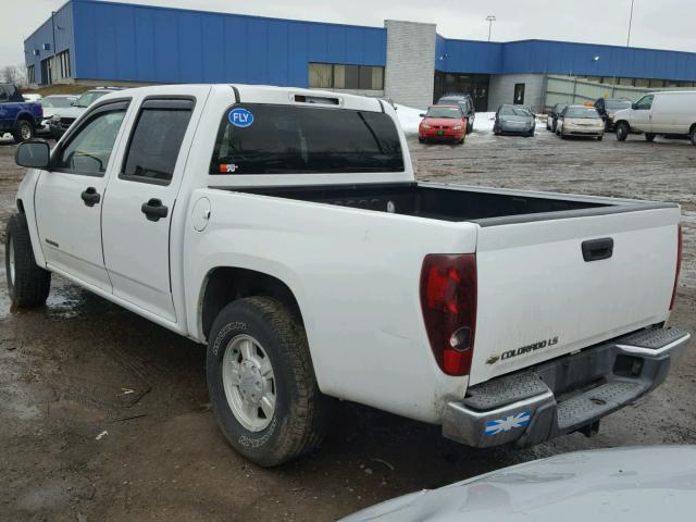 1GCCS138X58290853 - 2005 CHEVROLET COLORADO WHITE photo 3