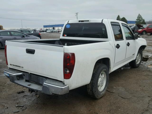 1GCCS138X58290853 - 2005 CHEVROLET COLORADO WHITE photo 4