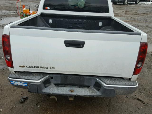 1GCCS138X58290853 - 2005 CHEVROLET COLORADO WHITE photo 6