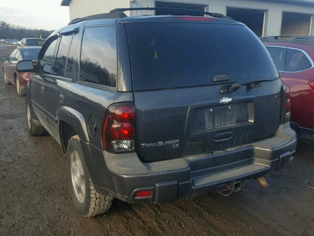 1GNDT13SX72198457 - 2007 CHEVROLET TRAILBLAZE GRAY photo 3