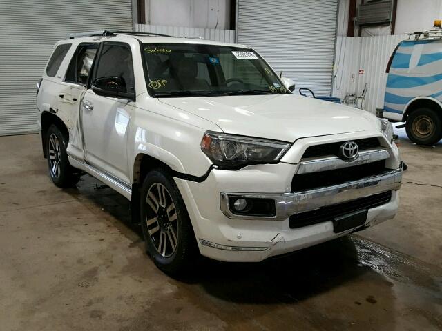 JTEZU5JR7F5097548 - 2015 TOYOTA 4RUNNER SR WHITE photo 1