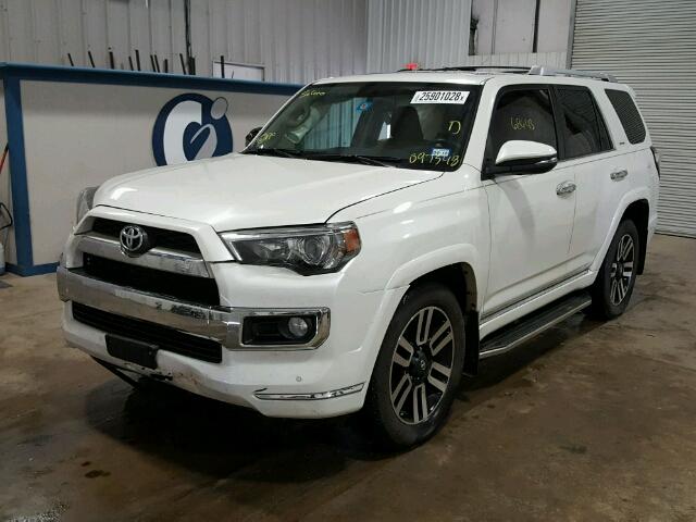 JTEZU5JR7F5097548 - 2015 TOYOTA 4RUNNER SR WHITE photo 2