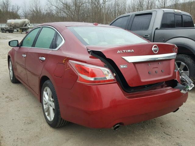 1N4AL3AP8DN403330 - 2013 NISSAN ALTIMA 2.5 RED photo 3