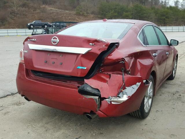 1N4AL3AP8DN403330 - 2013 NISSAN ALTIMA 2.5 RED photo 4