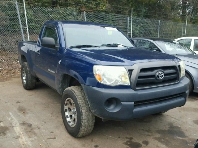 5TENX22N27Z340038 - 2007 TOYOTA TACOMA BLUE photo 1