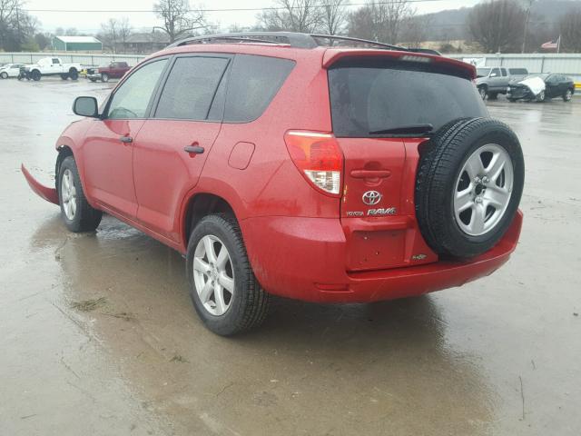 JTMBD35V385212067 - 2008 TOYOTA RAV4 RED photo 3