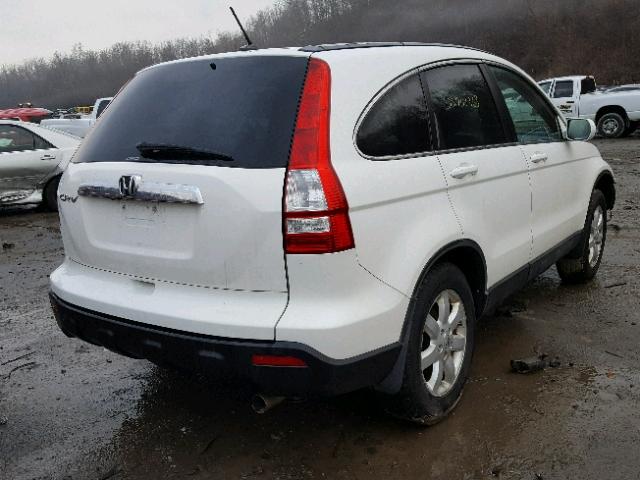 5J6RE48748L049949 - 2008 HONDA CR-V EXL WHITE photo 4